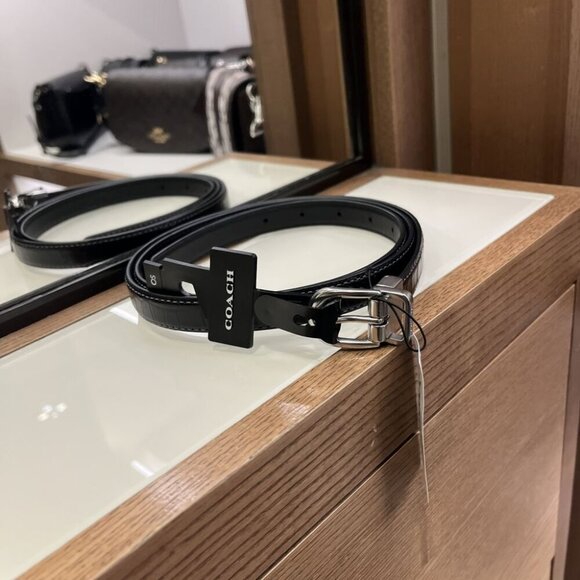 NWT COACH Classic Buckle Cut To Size Reversible Belt, 18 Mm CR914 SVDTV - Picture 1 of 7
